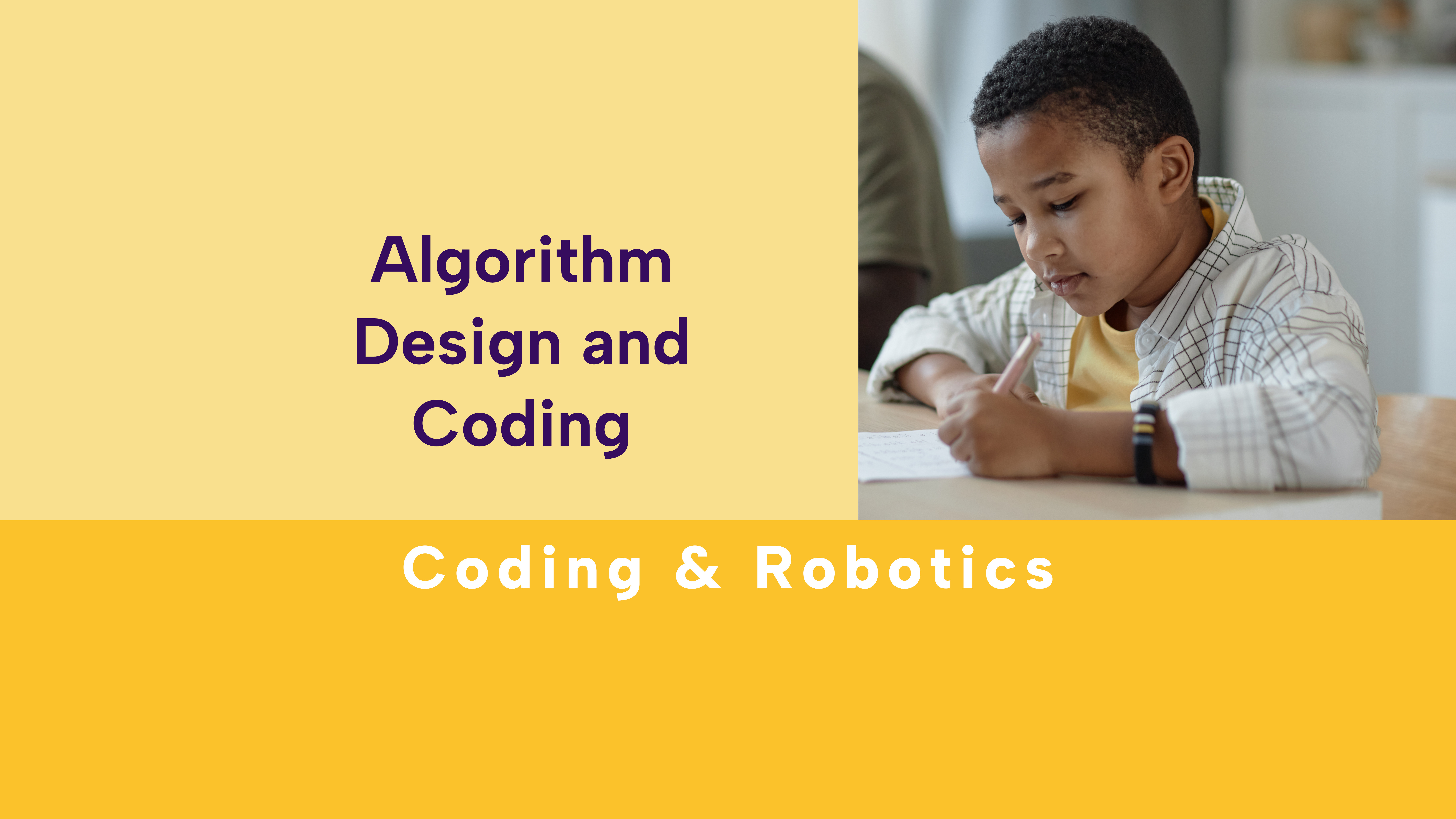 Algorithm Design and Coding